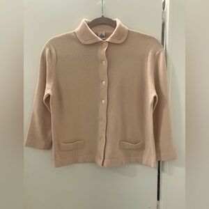 Luisa Spagnoli Light Pink Vintage Cardigan Sweater